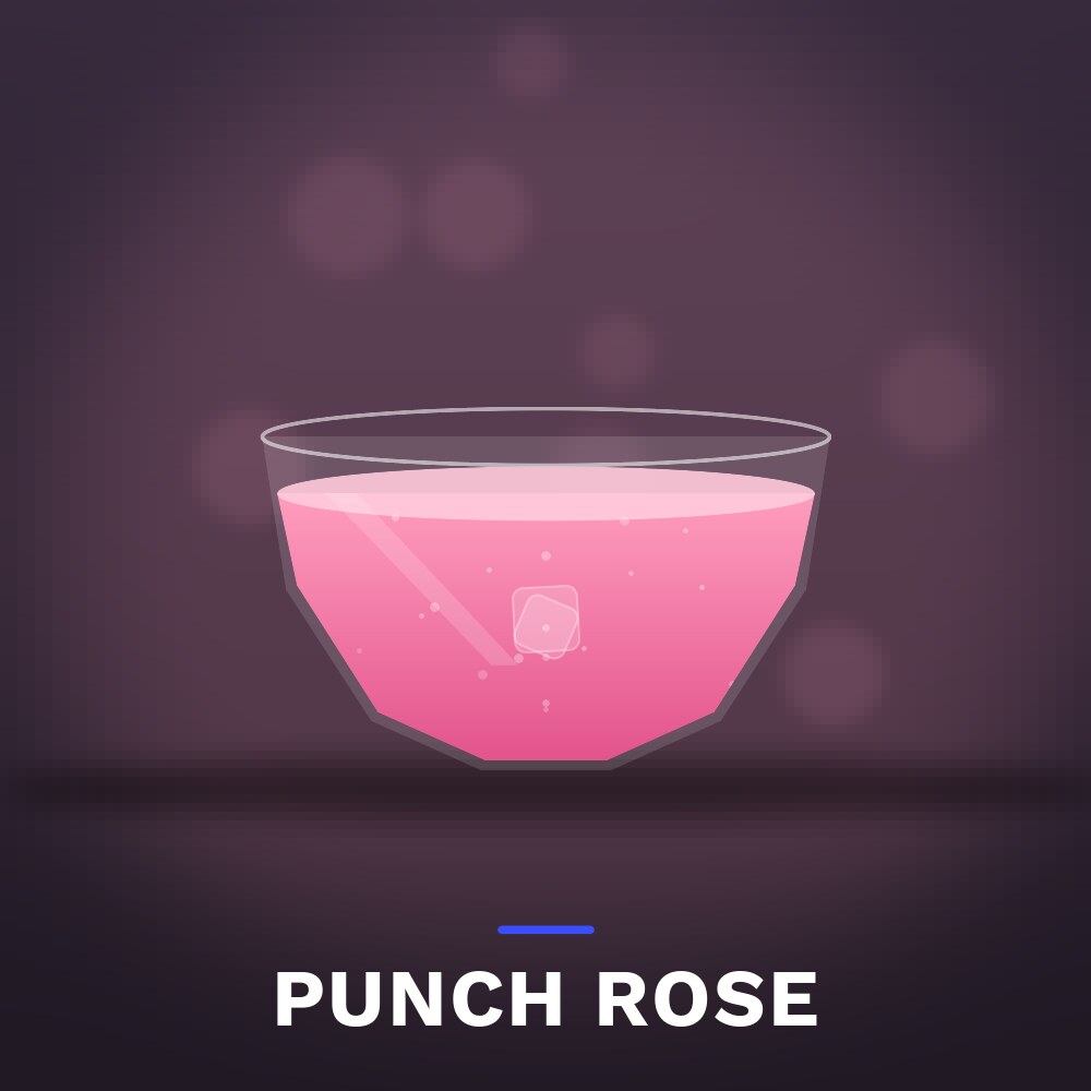 Photo du cocktail Punch rose